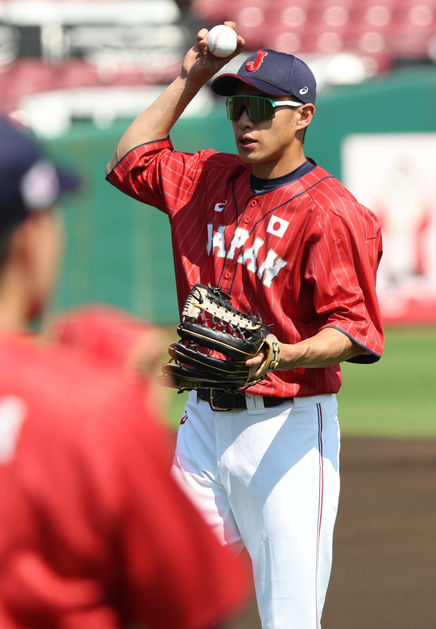 柳田悠岐22 侍ジャパン日本代表 ユニフォーム asics - 野球